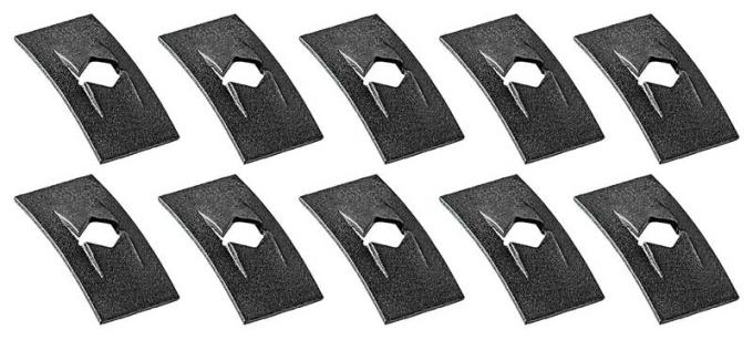 Redline Restomotive® 1960-1973 Ford Car & Truck 10 Piece Emblem Mounting Clips